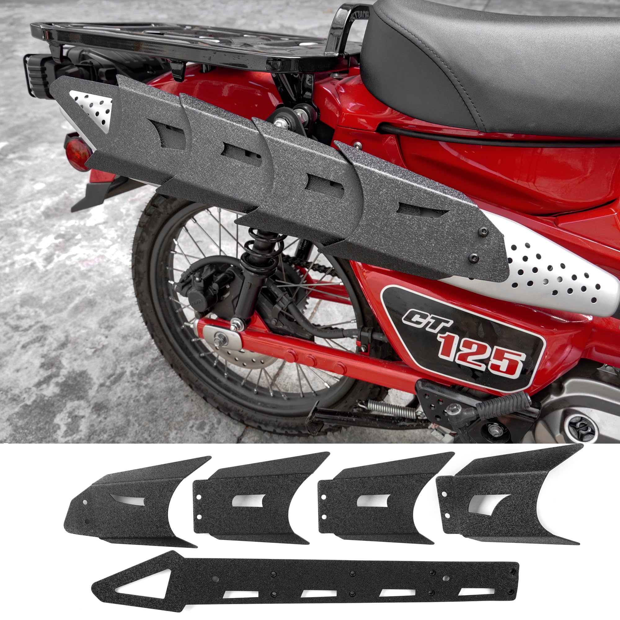 Amazon | Fogocorss CT125 ハンターカブ JA65 マフラー ヒートシールド